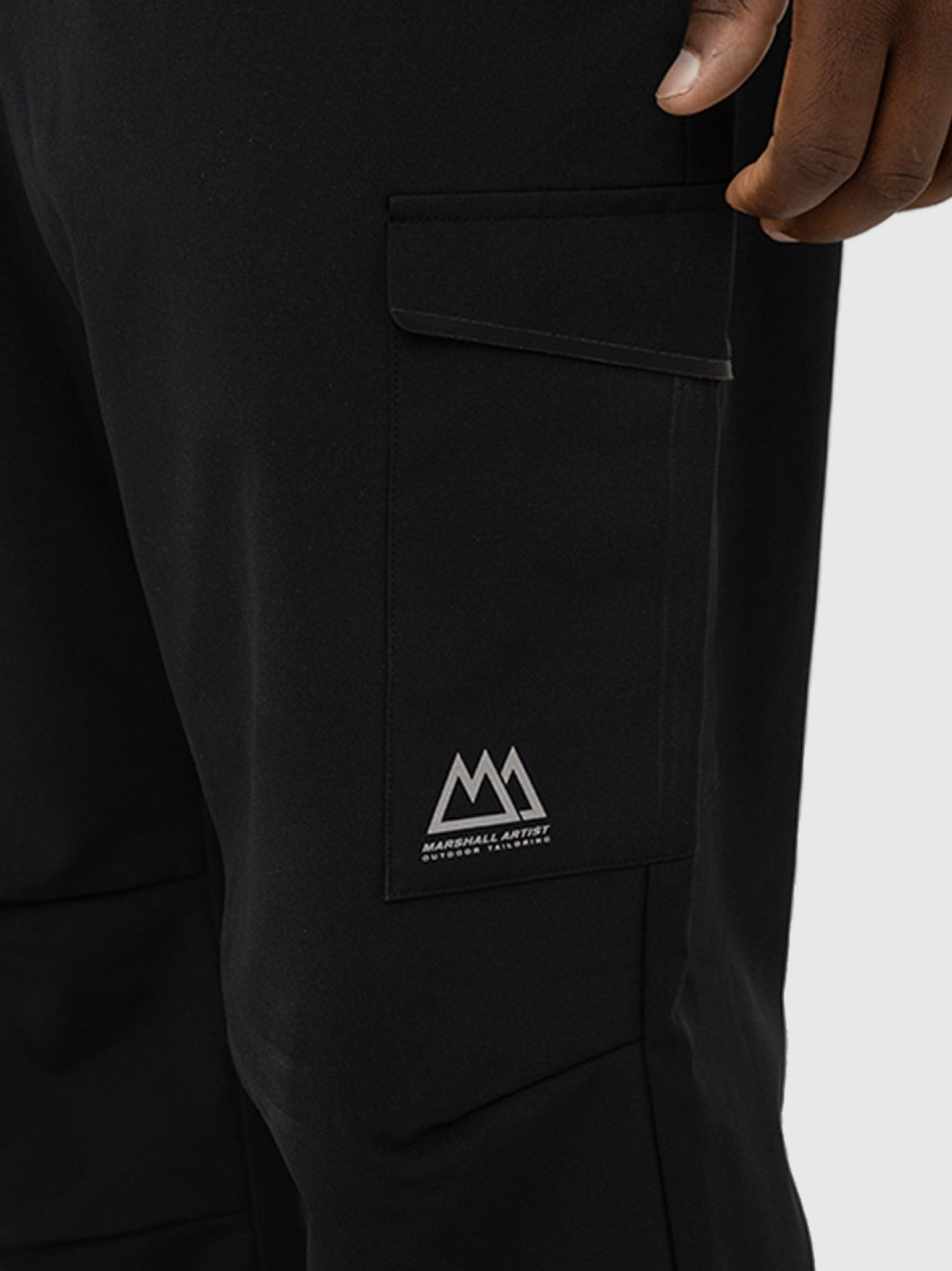 Mens Black Elevate Track Pant