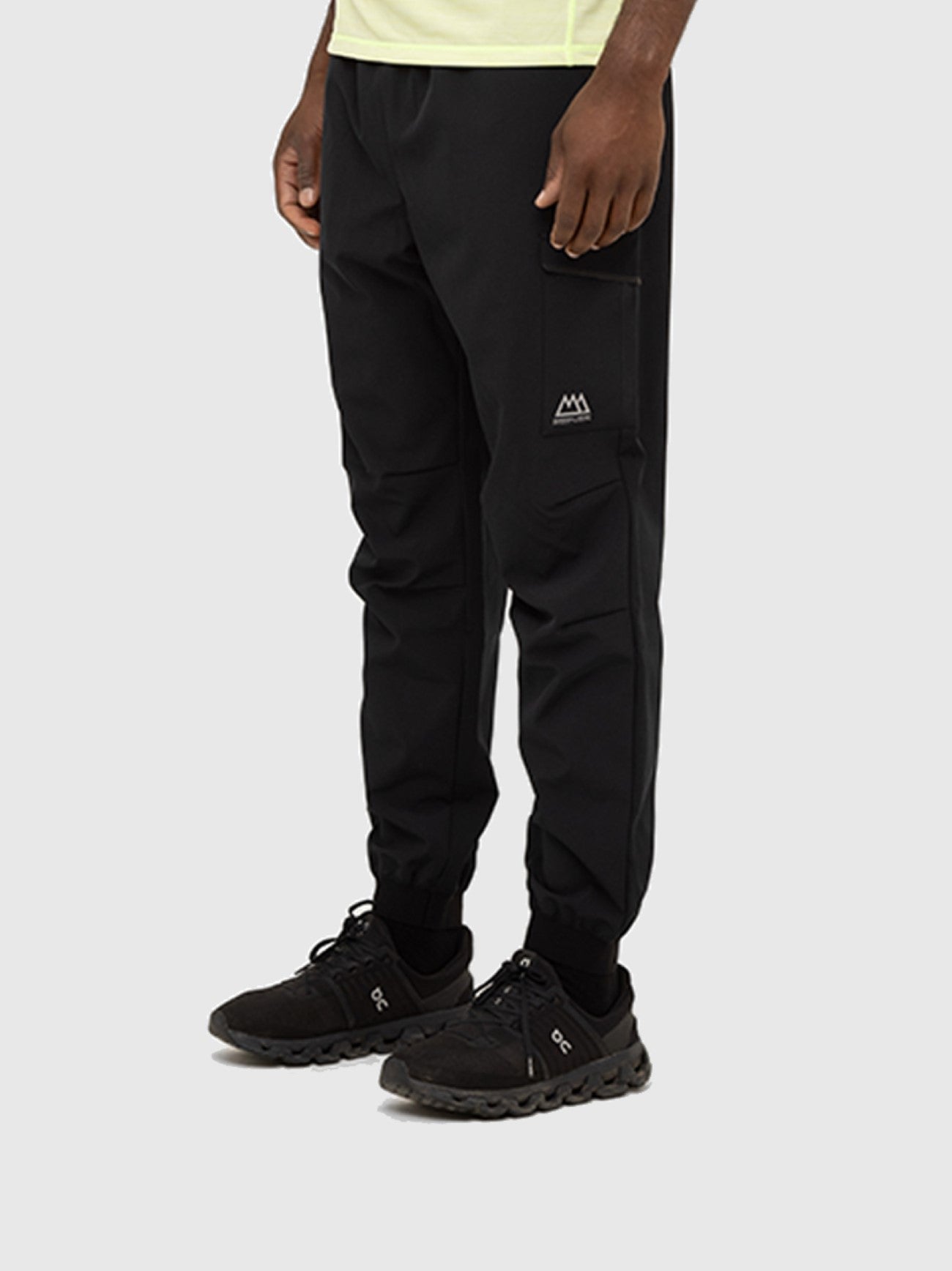 Mens Black Elevate Track Pant