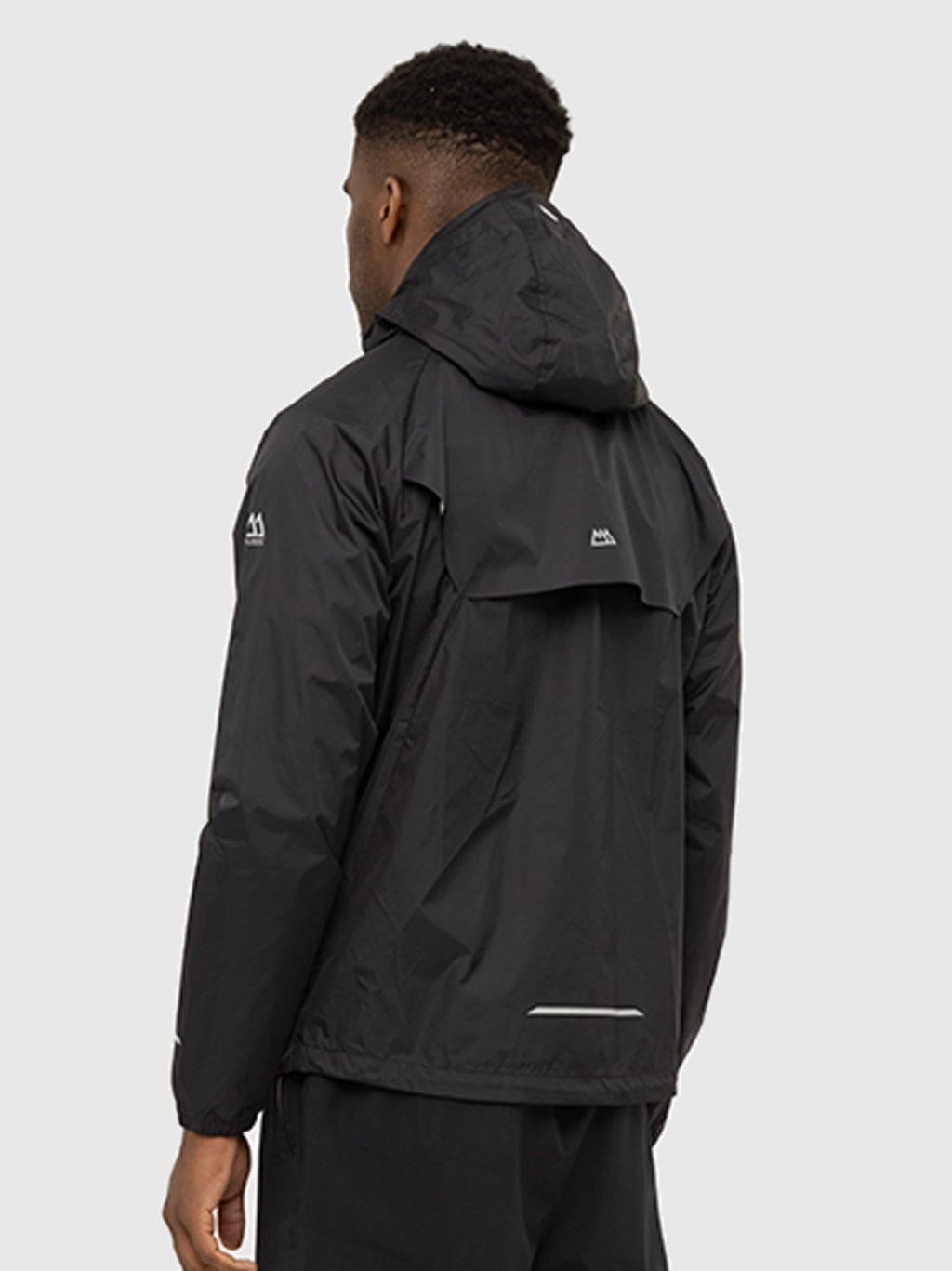 Mens Black Voyage Windbreaker