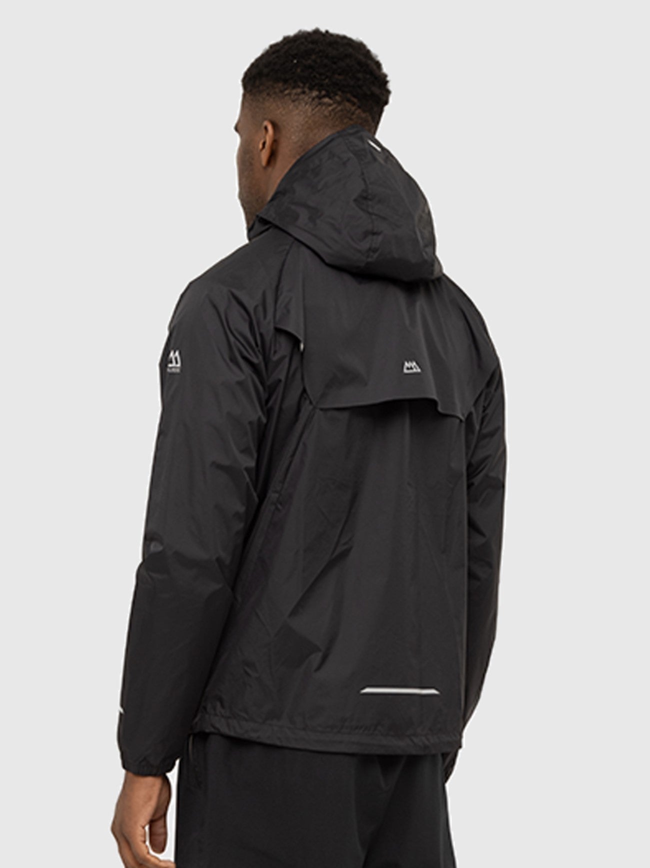 Mens Black Voyage Windbreaker