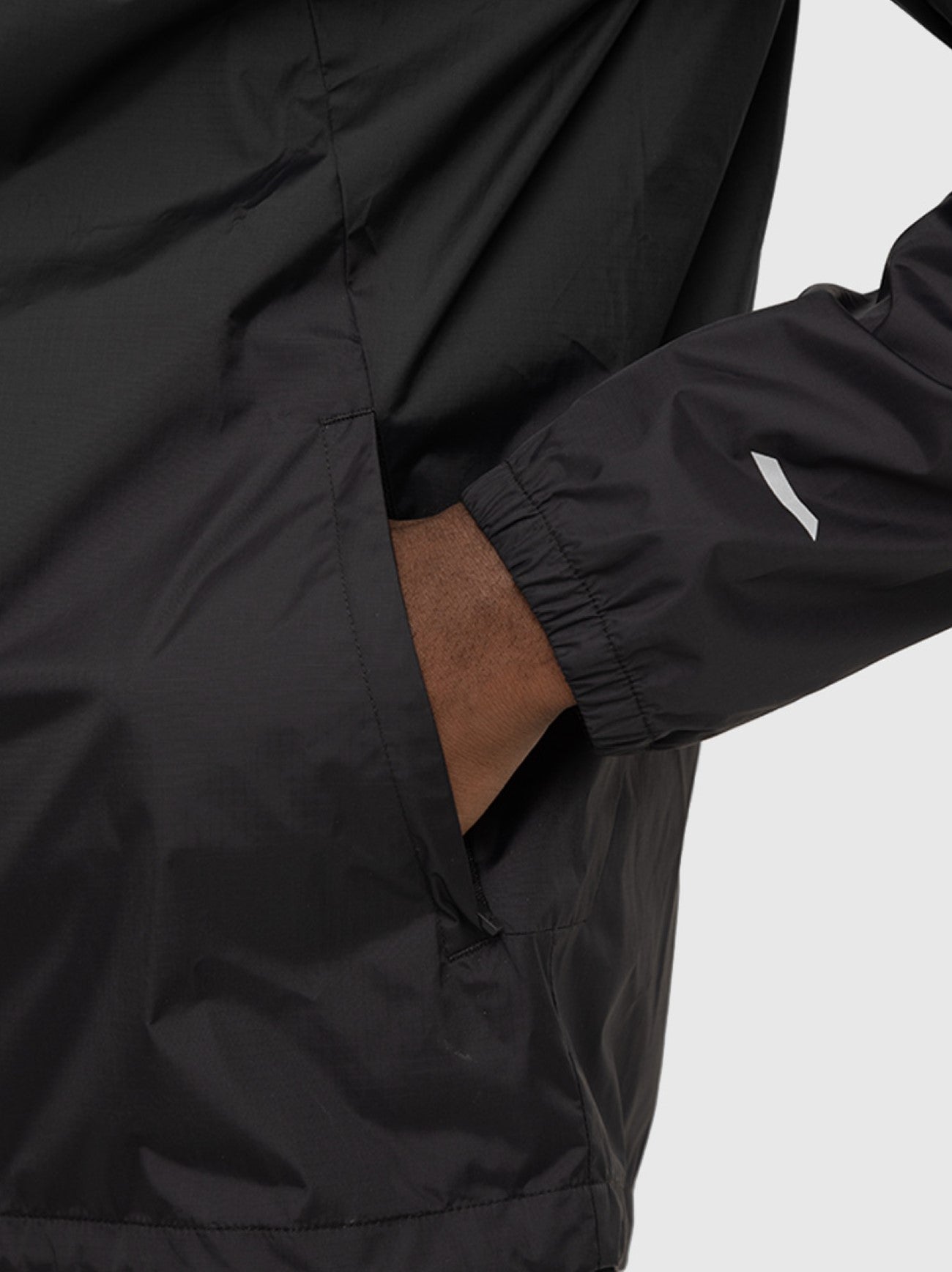 Mens Black Voyage Windbreaker