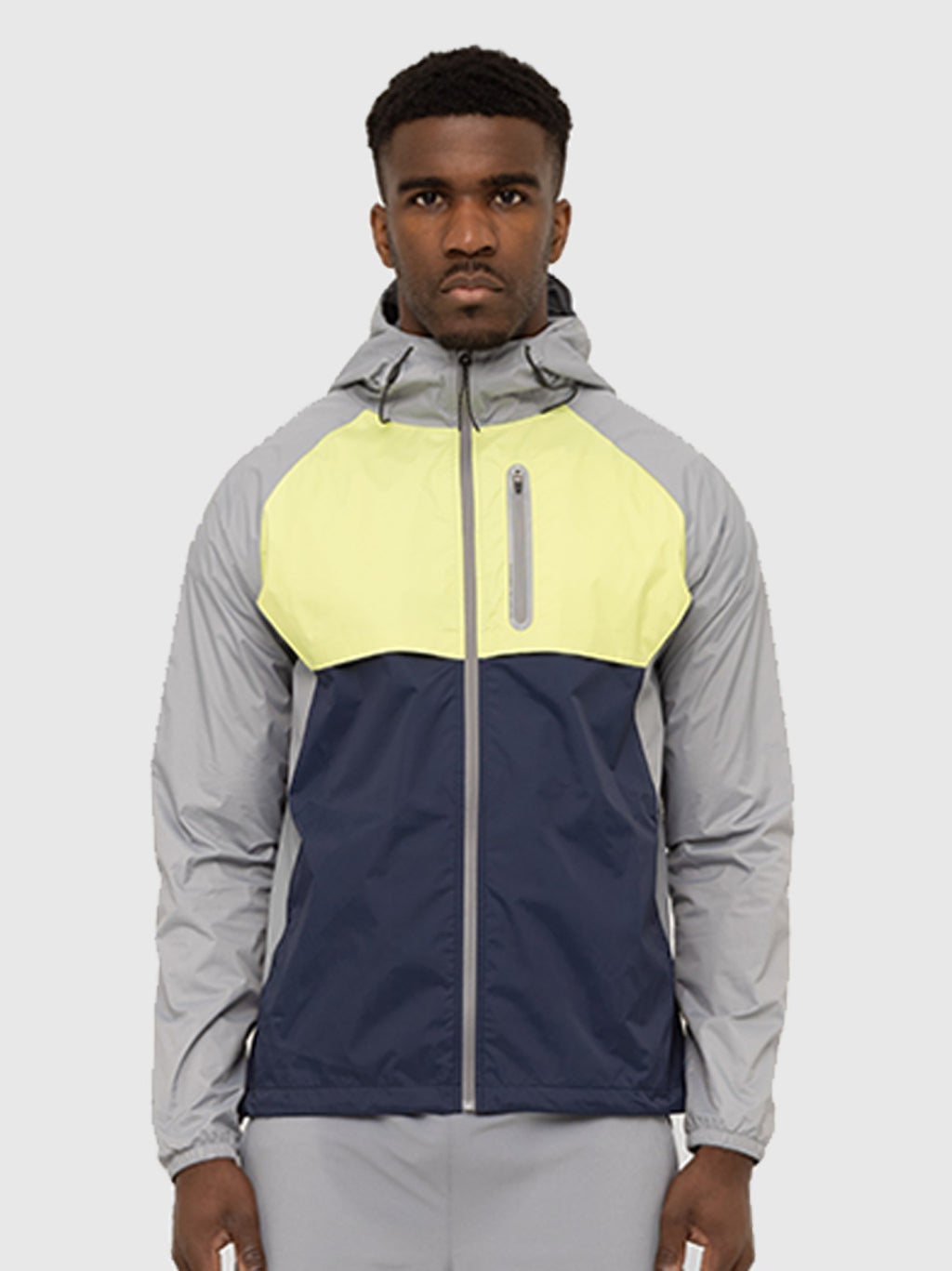 Mens Reflective Print Voyage Windbreaker