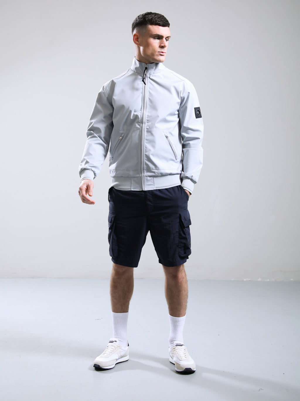 Mens Oceanic Grey Napier Jacket