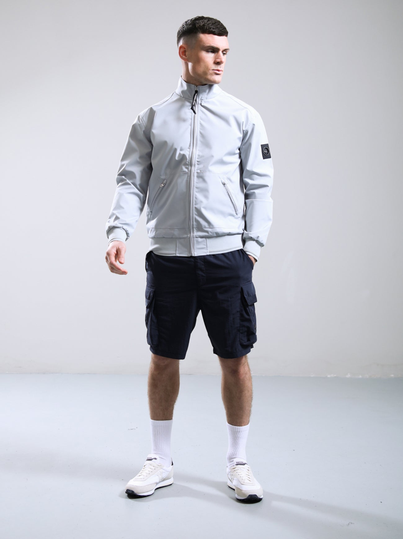 Mens Oceanic Grey Napier Jacket