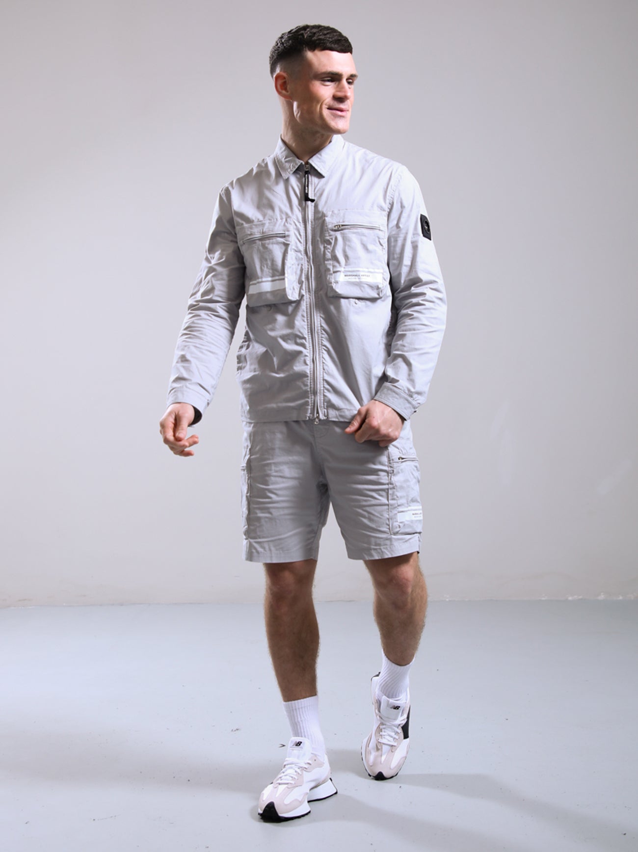Mens Oceanic Grey Seafield Cargo Short