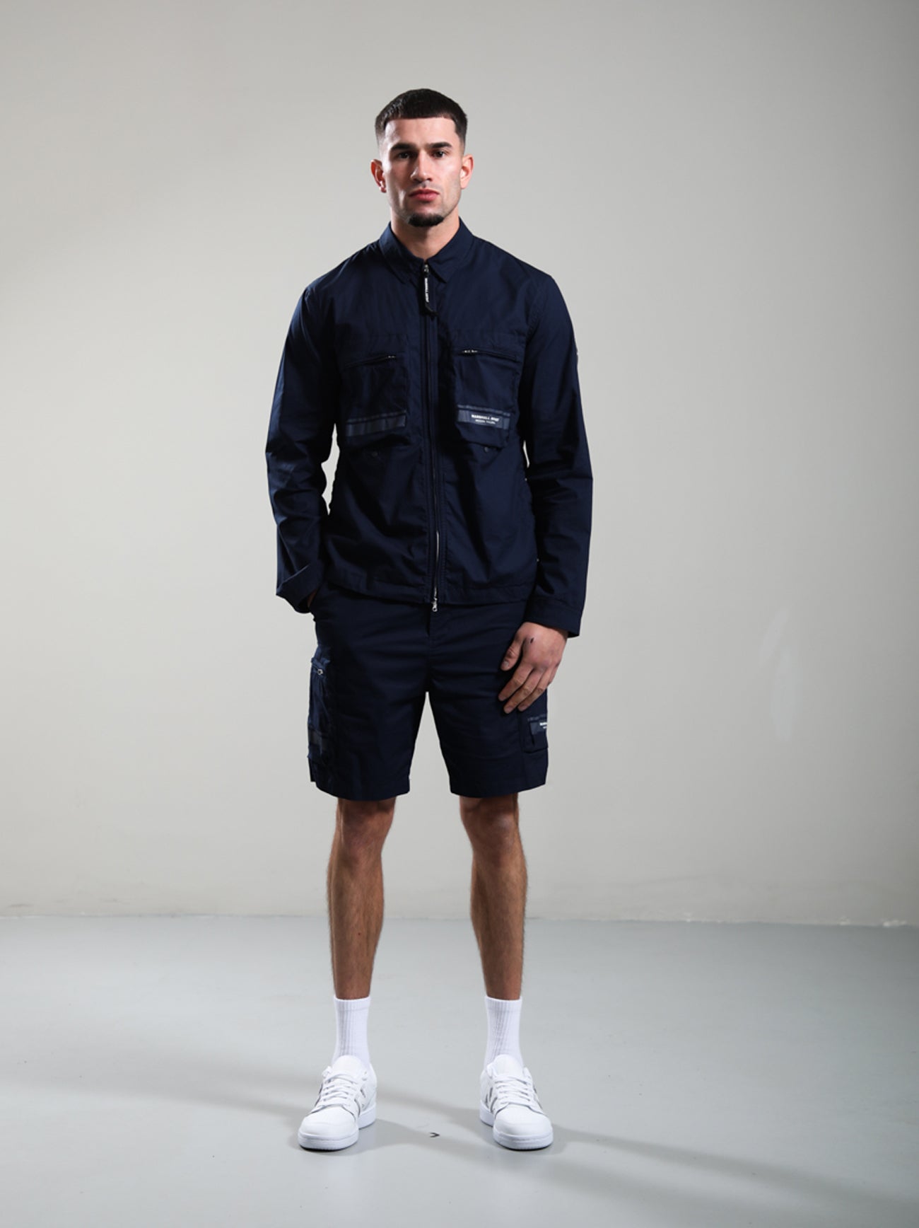 Mens Navy Seafield Cargo Short
