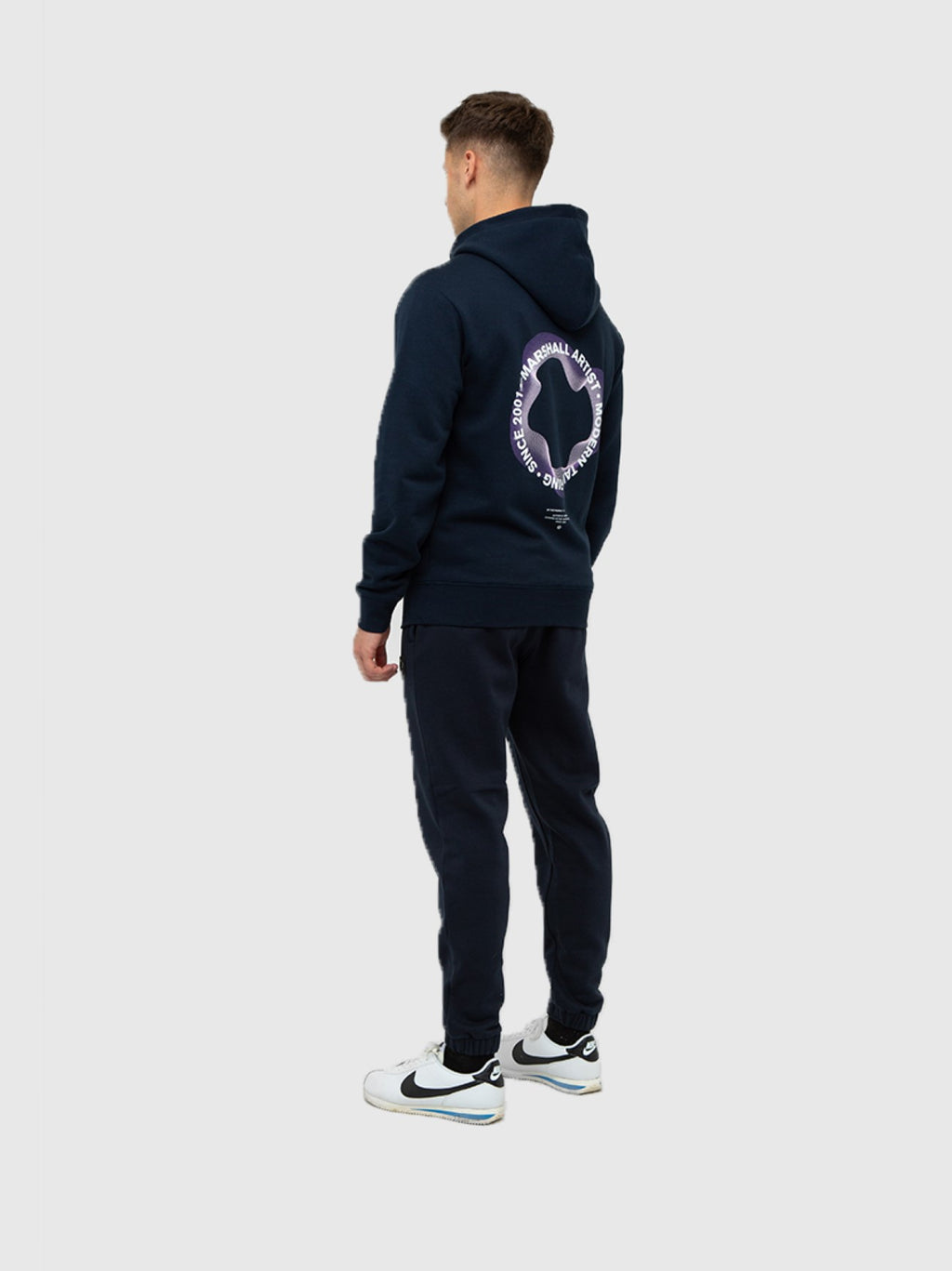 Mens Navy Orbit Oth Hoodie