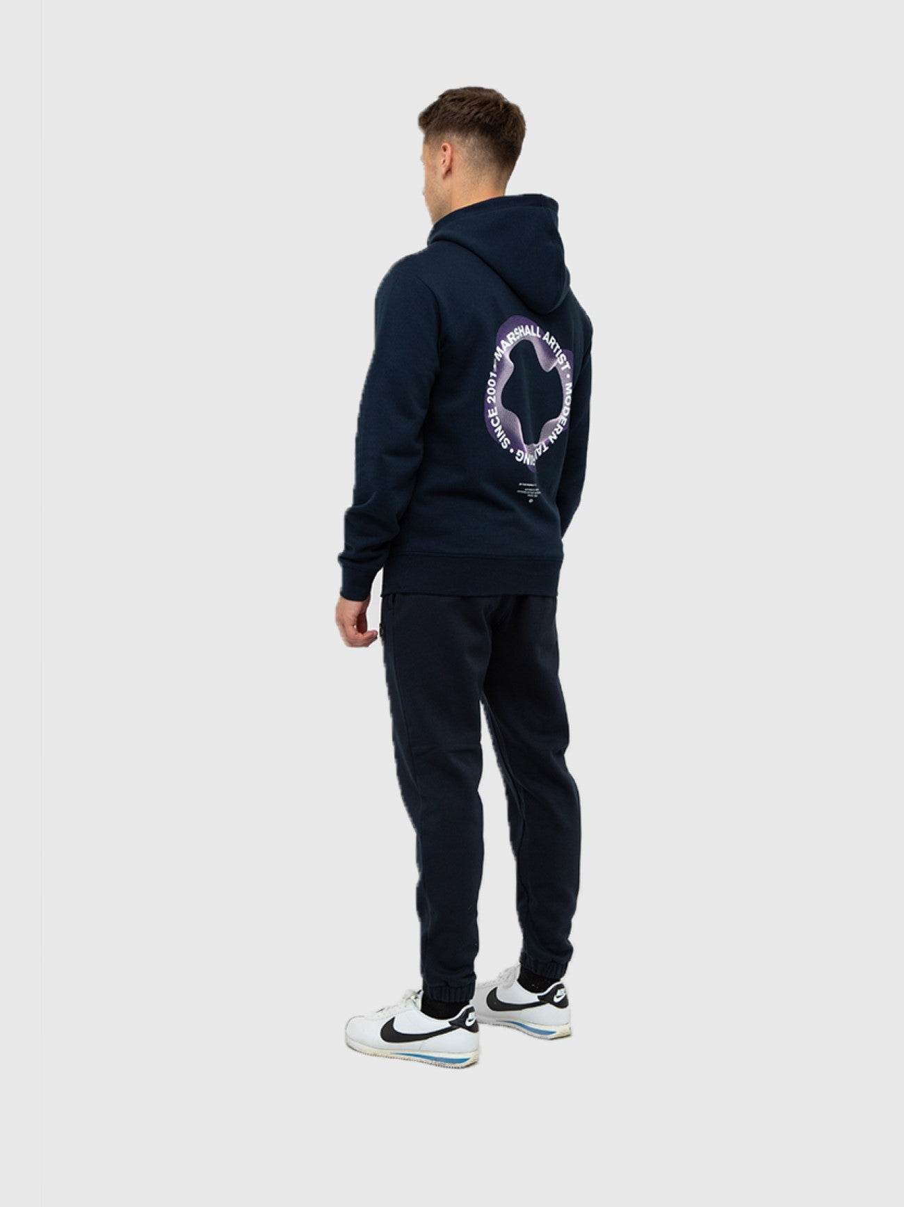 Mens Navy Orbit Oth Hoodie