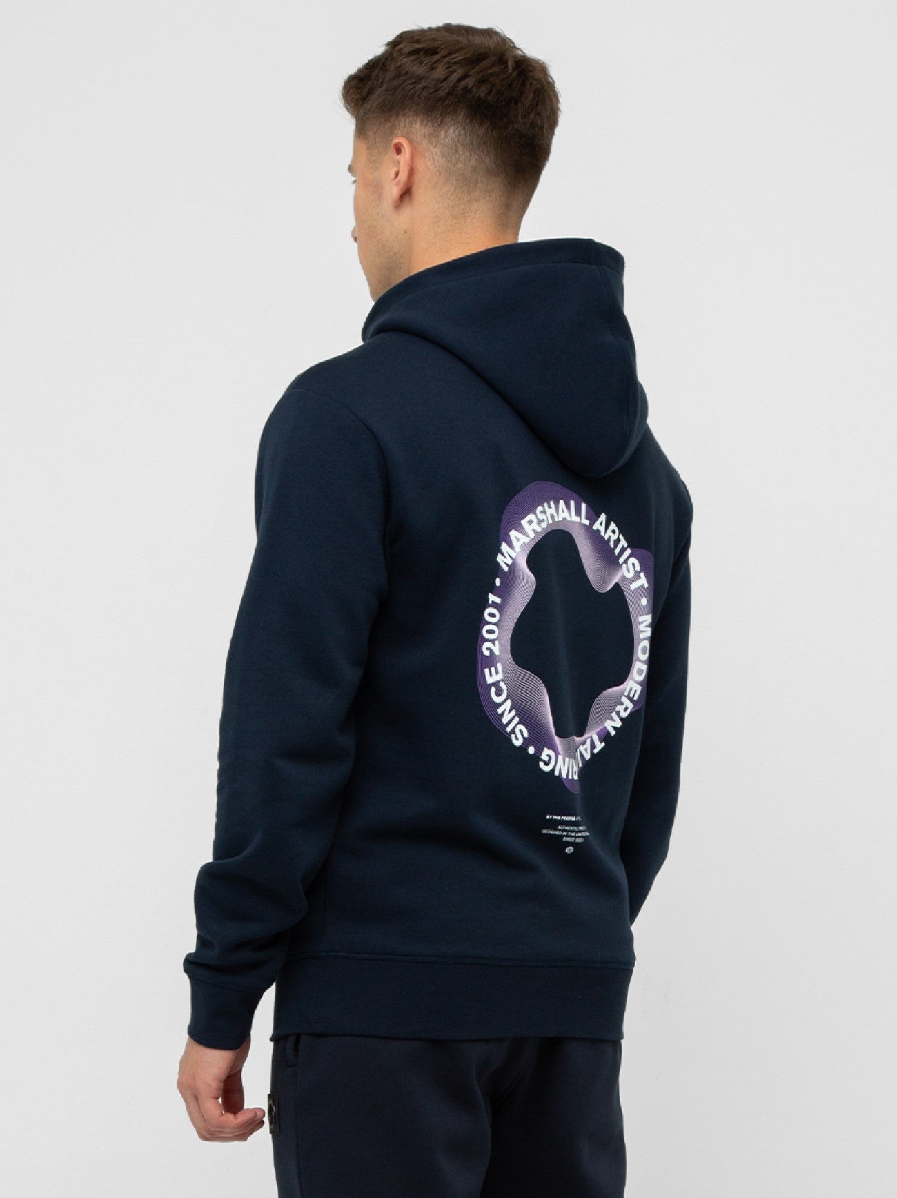 Mens Navy Orbit Oth Hoodie
