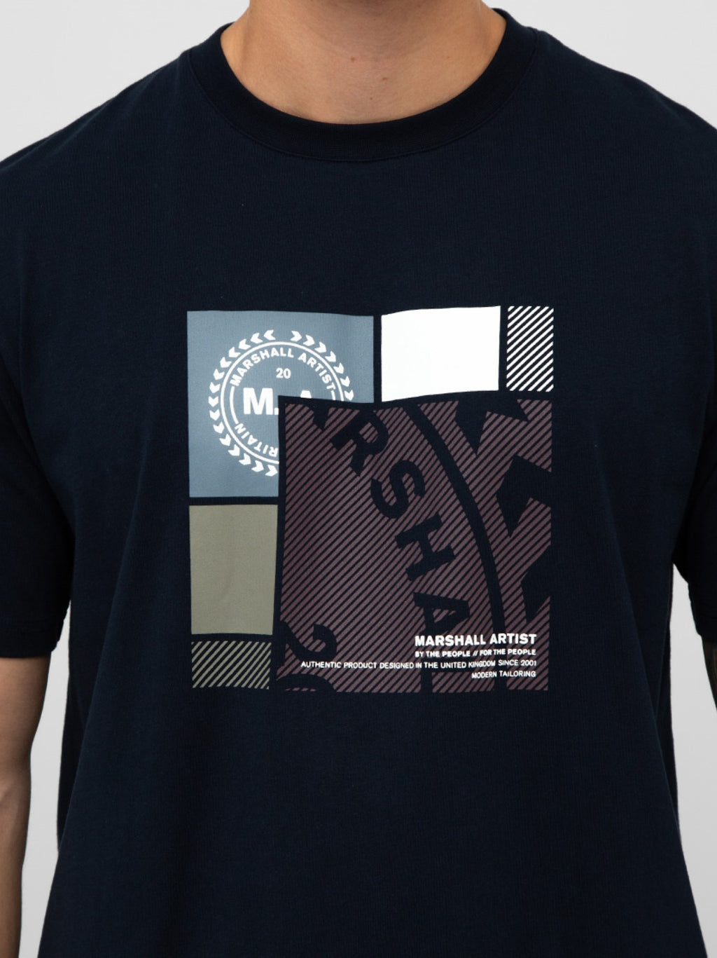 Mens Navy Pezzi T-Shirt