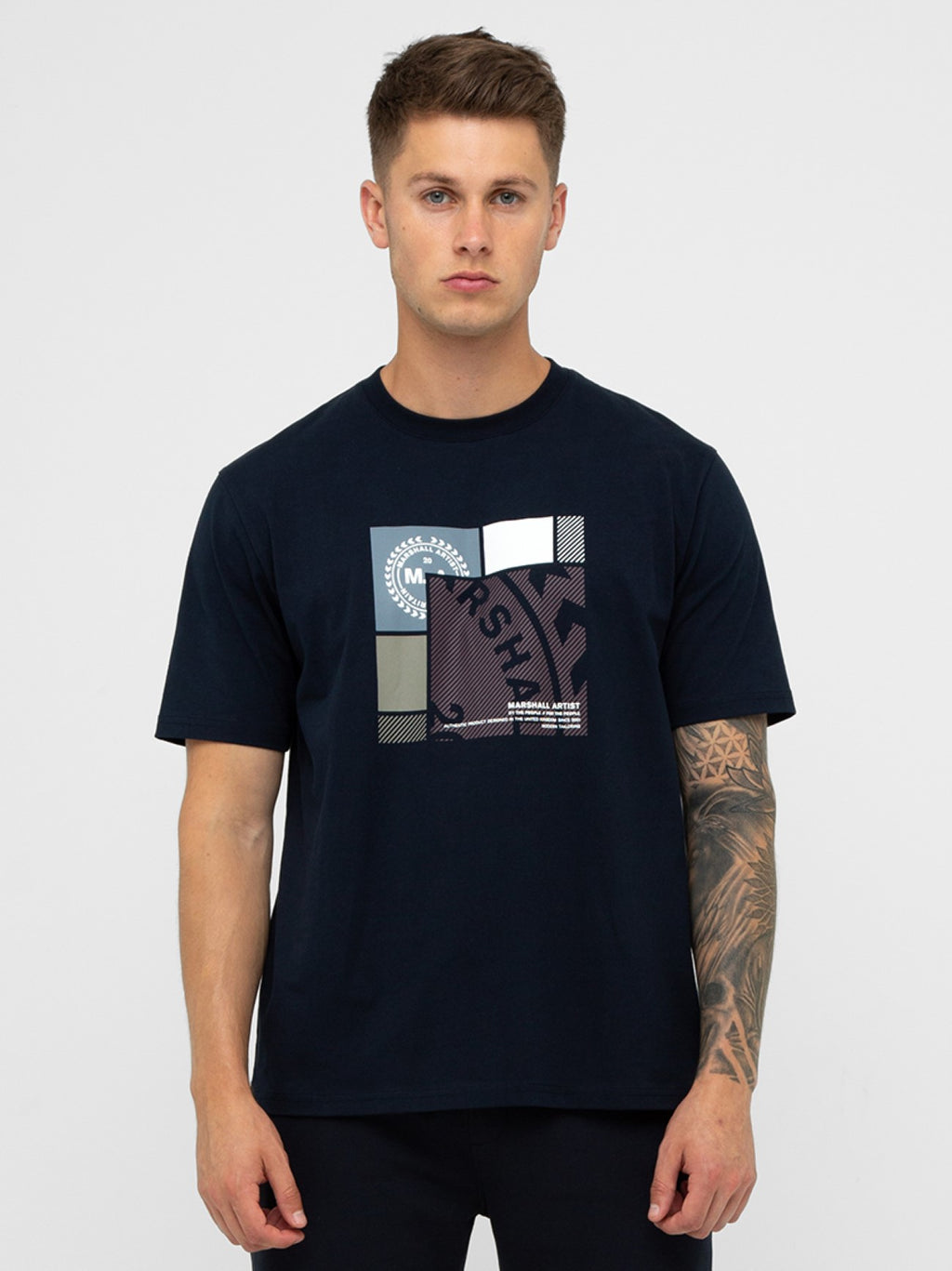 Mens Navy Pezzi T-Shirt
