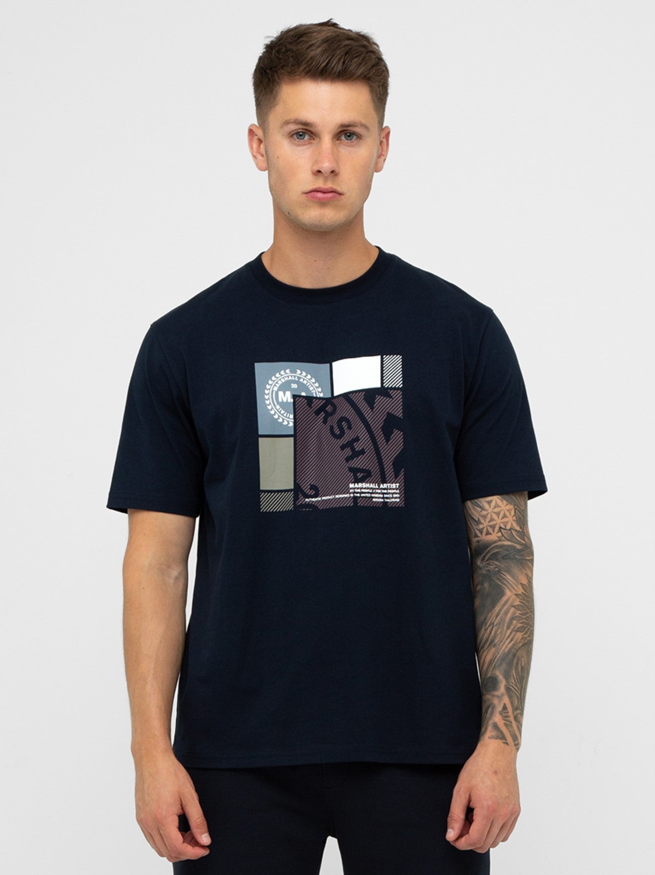 Mens Navy Pezzi T-Shirt