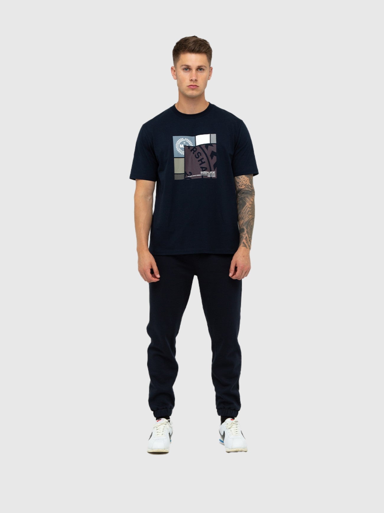 Mens Navy Pezzi T-Shirt