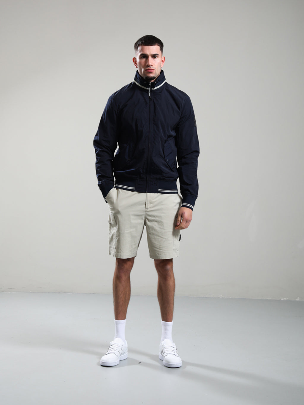 Mens Navy Stanford Jacket