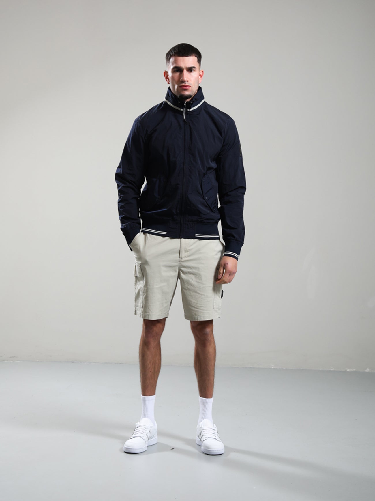Mens Navy Stanford Jacket