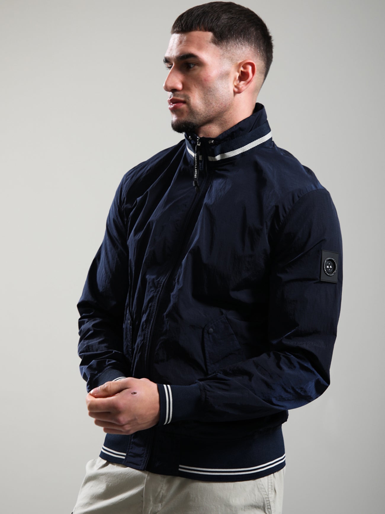 Mens Navy Stanford Jacket