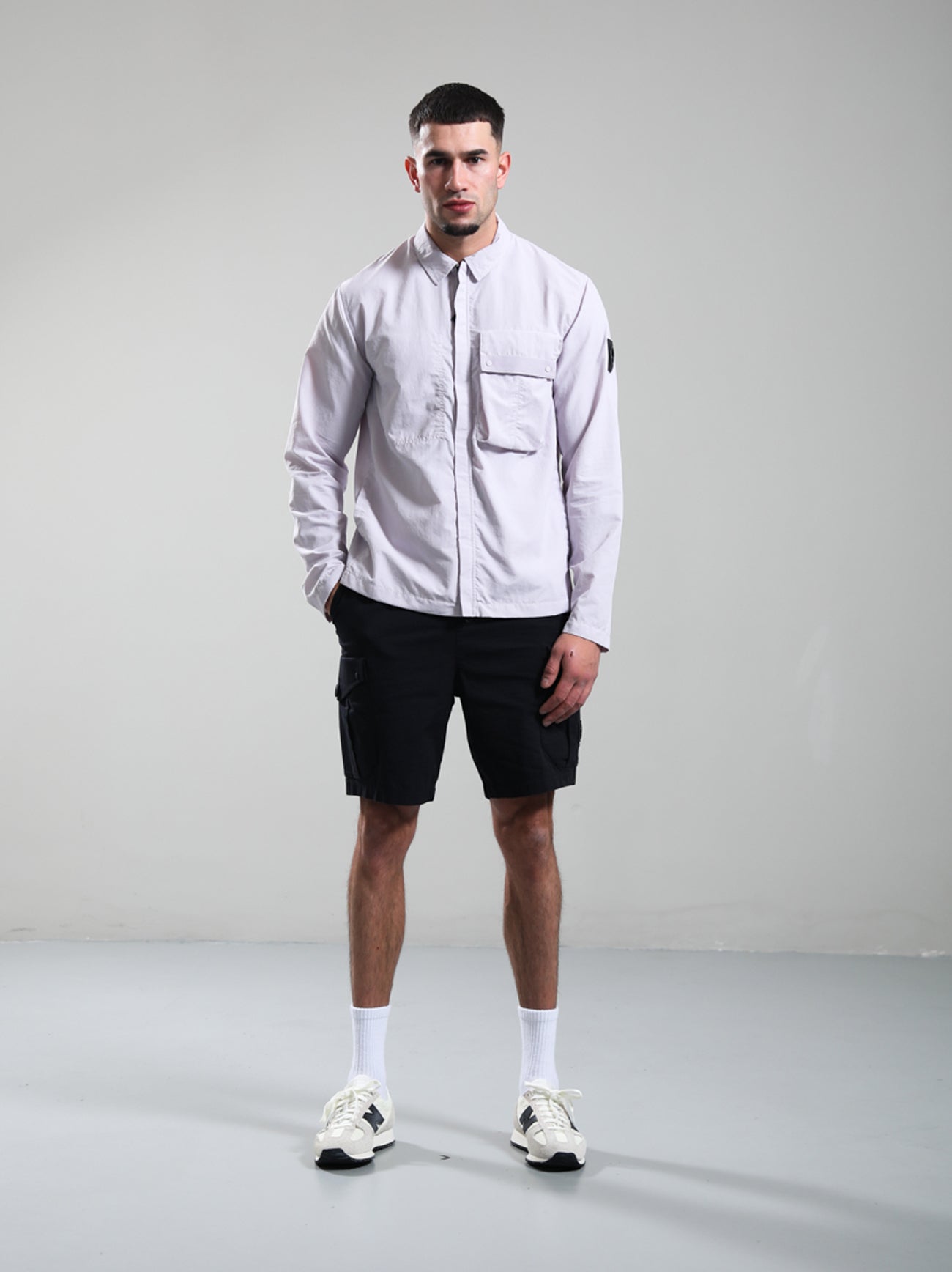 Mens Light Rose Woodvale Overshirt