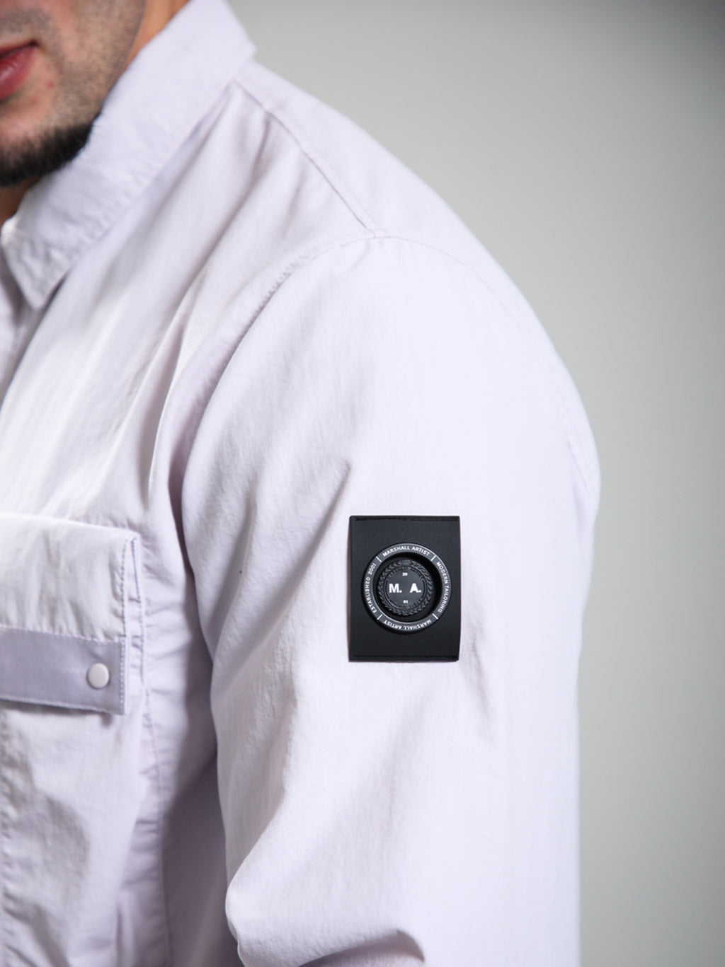 Mens Light Rose Woodvale Overshirt