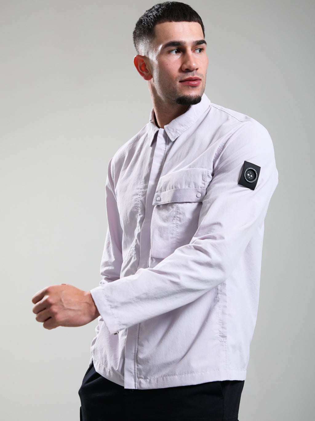 Mens Light Rose Woodvale Overshirt
