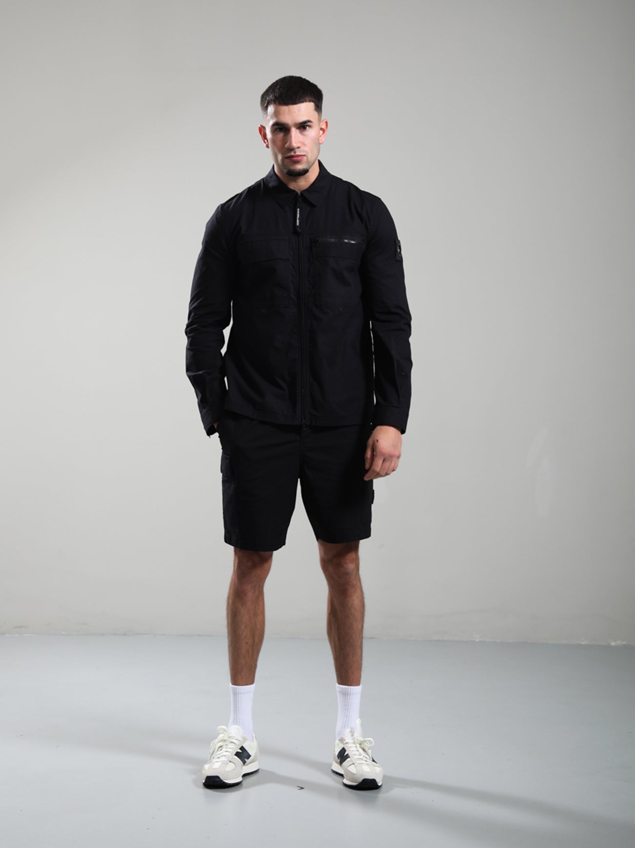 Mens Black Vanguard Overshirt