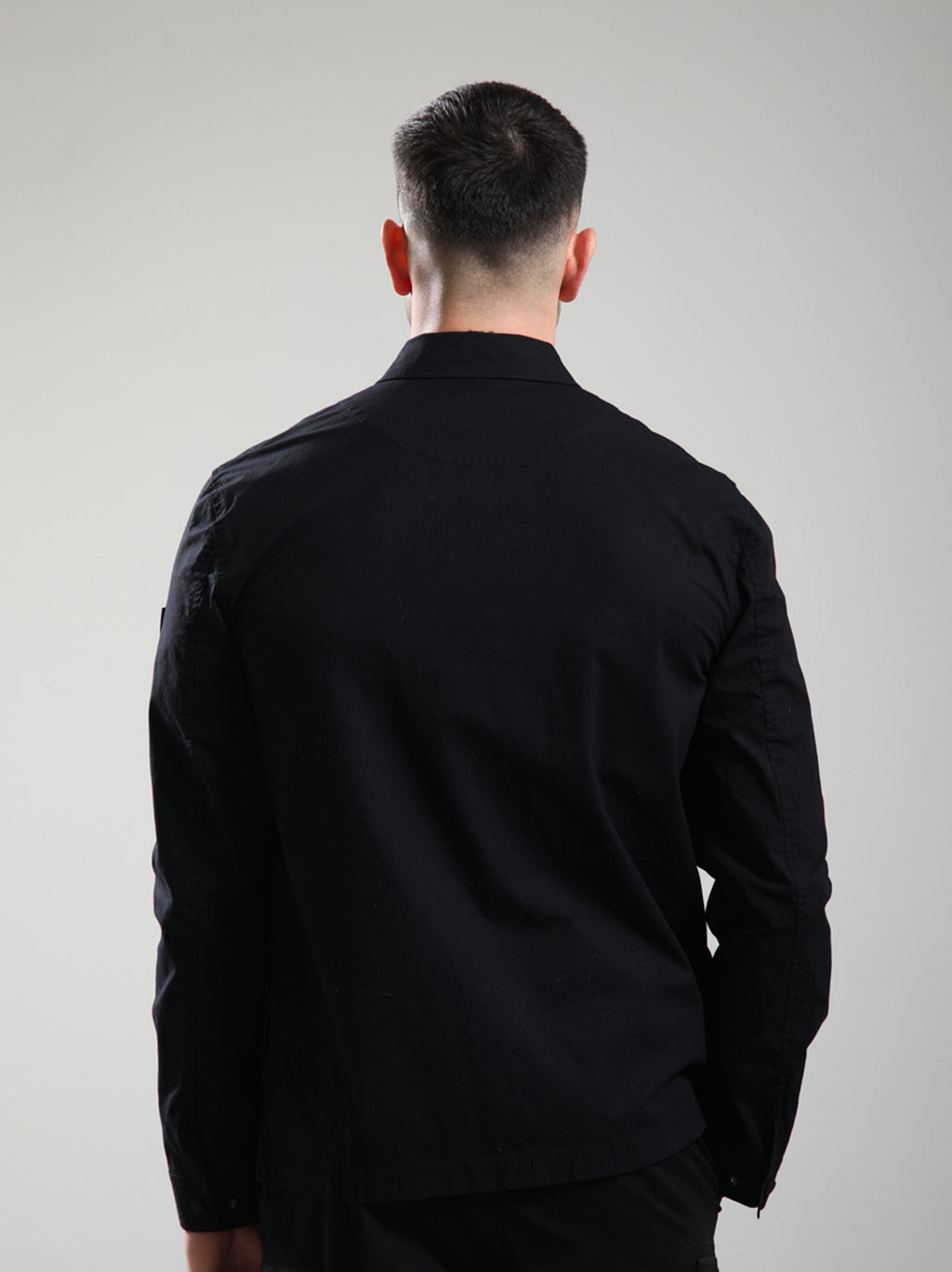 Mens Black Vanguard Overshirt