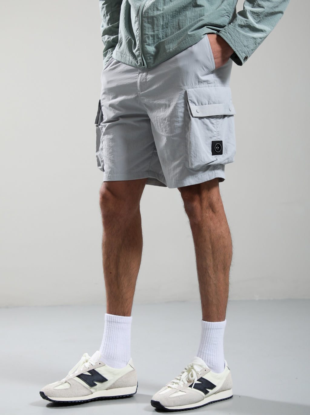 Mens Oceanic Grey Woodvale Cargo Short
