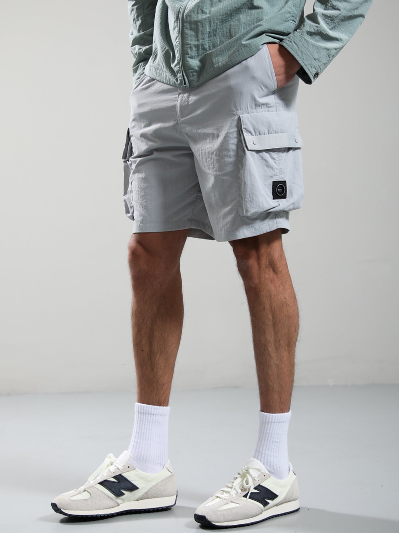 Mens Oceanic Grey Woodvale Cargo Short