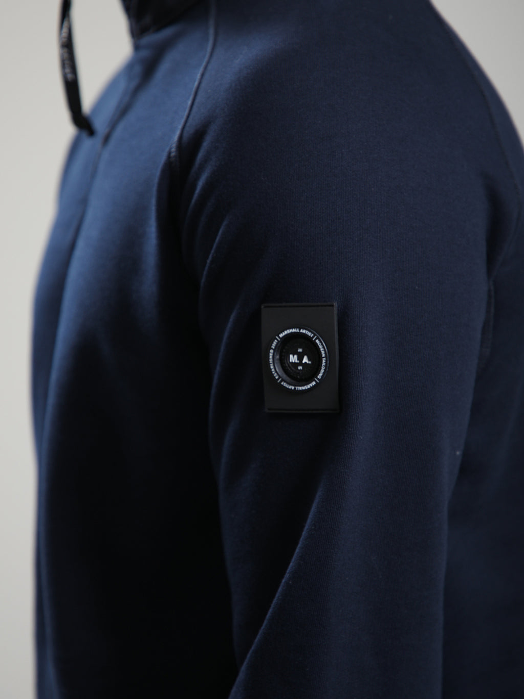 Mens Navy Stanford Quarter Zip Hoodie