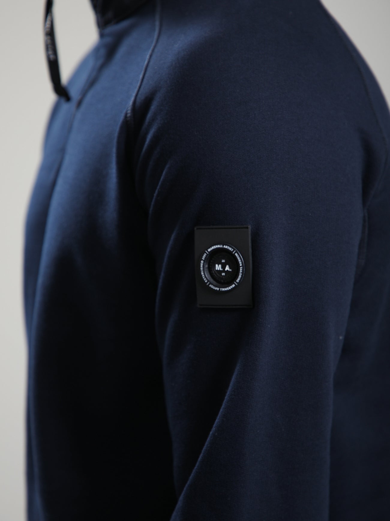 Mens Navy Stanford Quarter Zip Hoodie