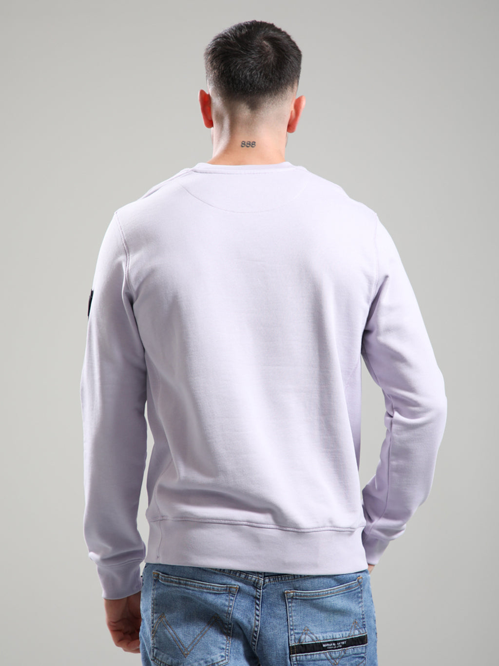 Mens Light Rose Woodvale Crewneck Sweatshirt