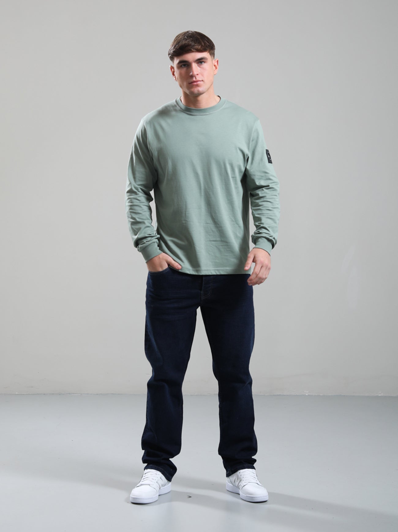 Mens Sage Siren Long Sleeve T-Shirt