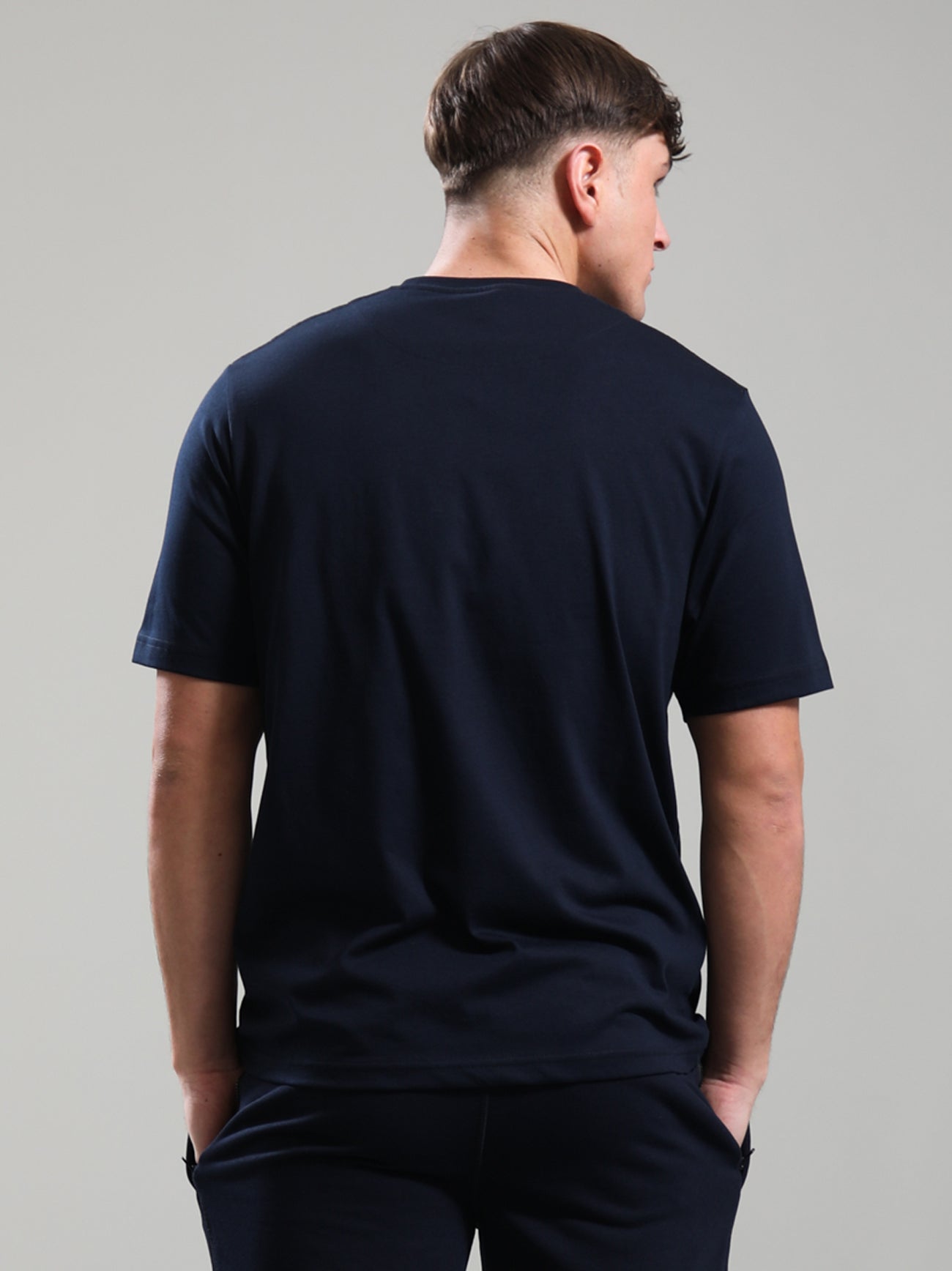 Mens Navy Treble T-Shirt
