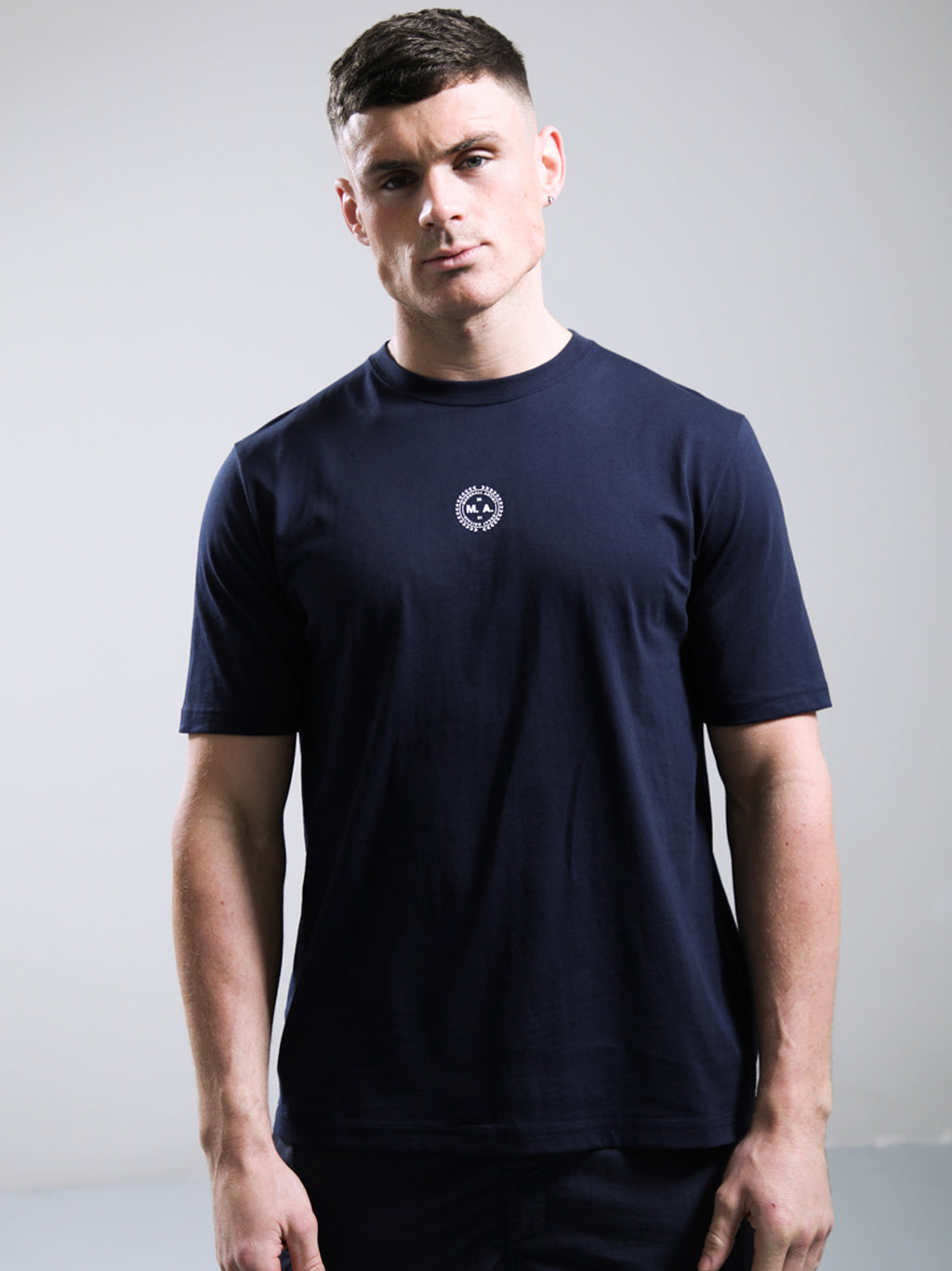 Mens Navy World In Motion T-Shirt
