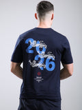 Mens Navy World In Motion T-Shirt