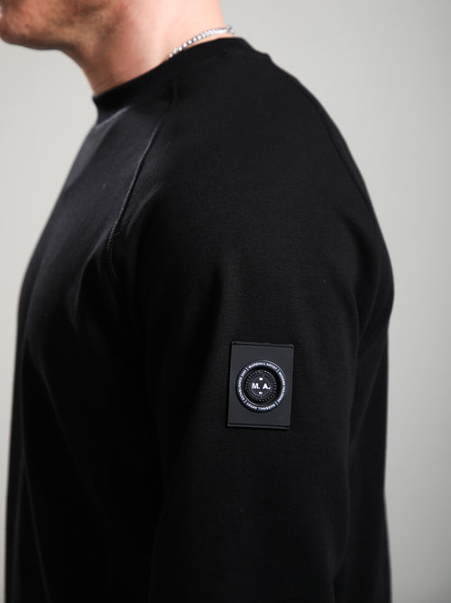 Mens Black Siren Crewneck Sweatshirt