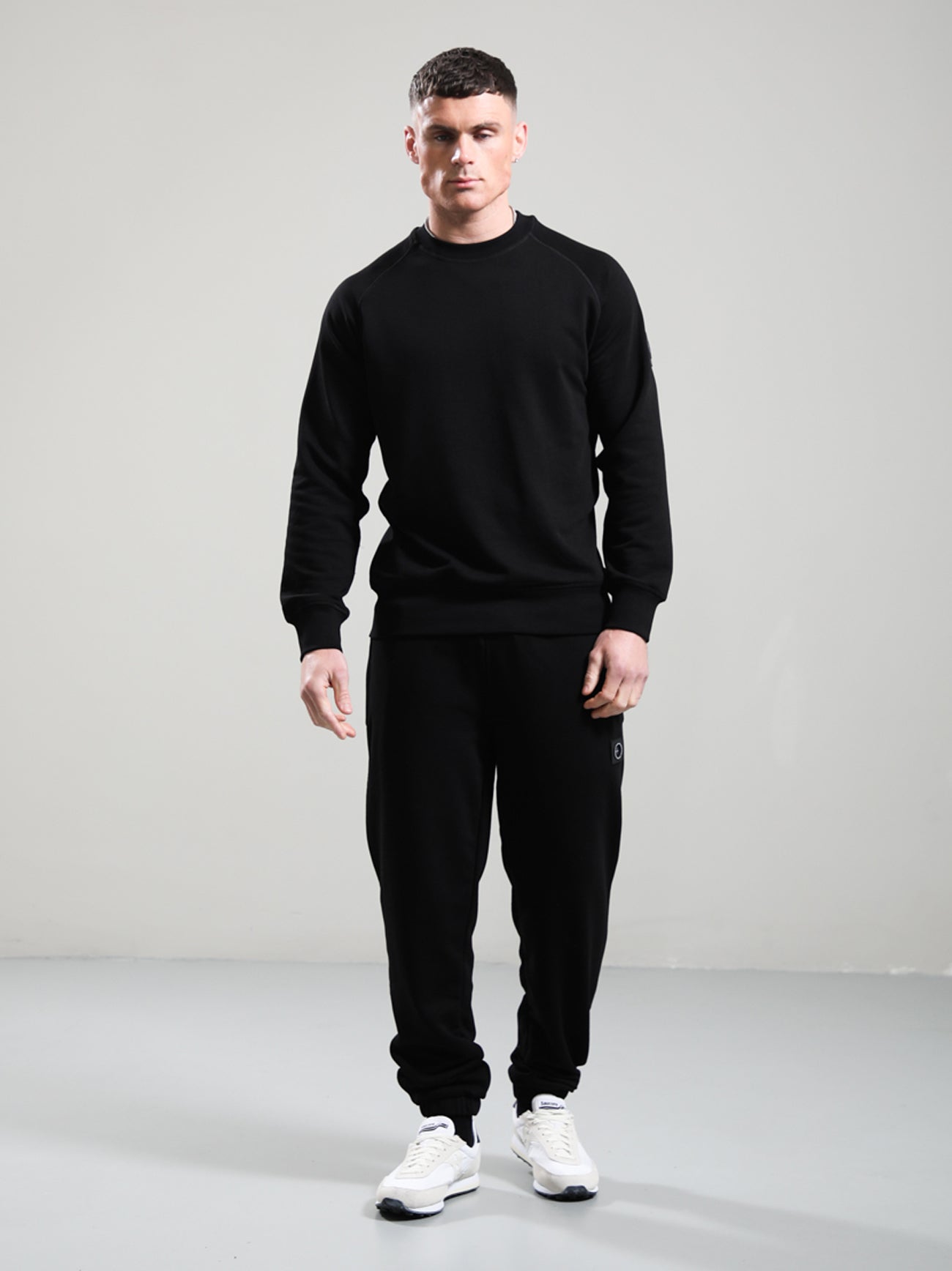 Mens Black Siren Crewneck Sweatshirt
