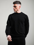 Mens Black Siren Crewneck Sweatshirt