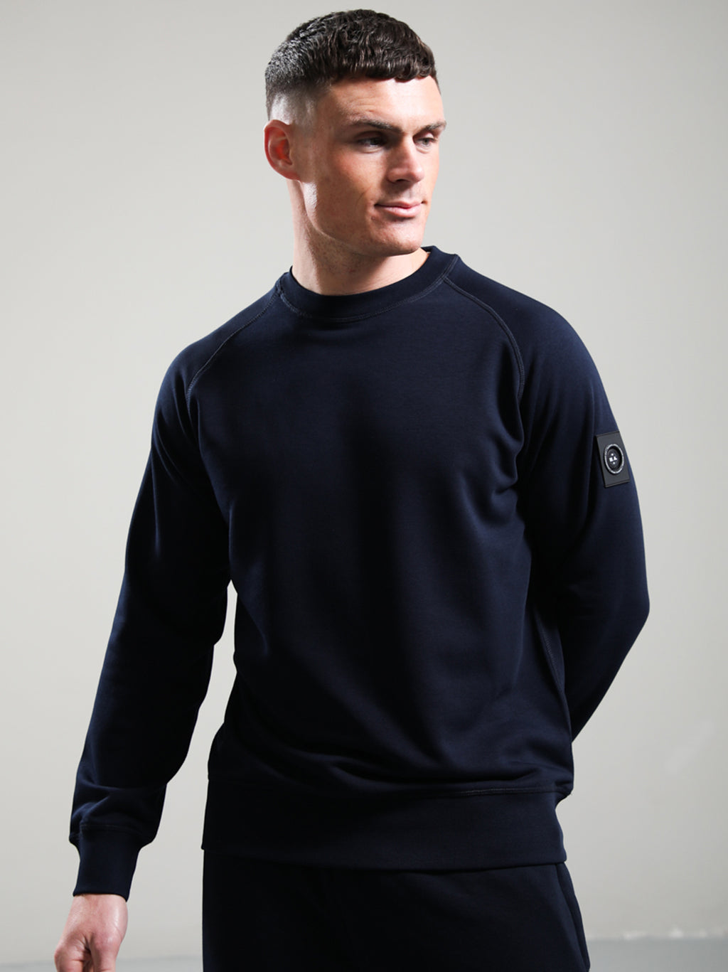 Mens Navy Siren Crewneck Sweatshirt