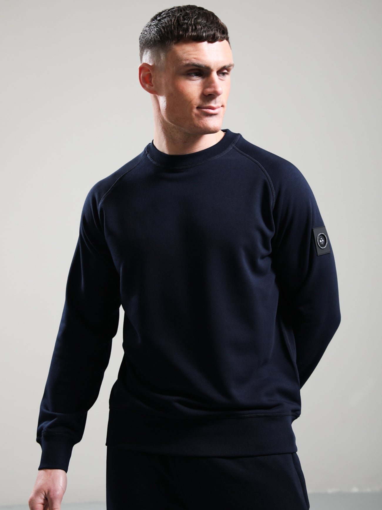 Mens Navy Siren Crewneck Sweatshirt