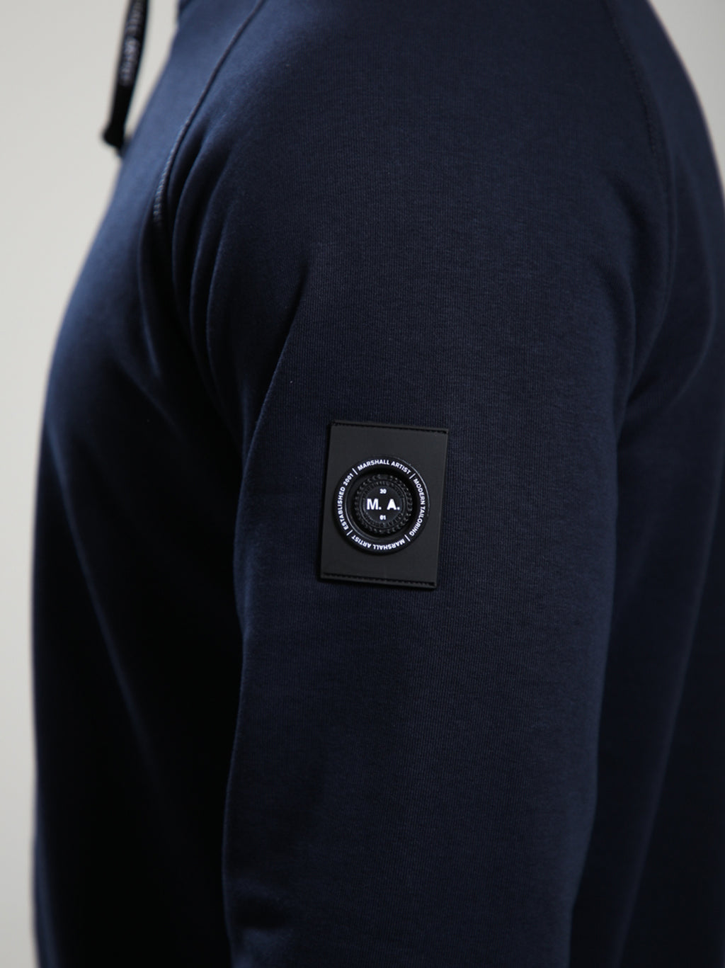 Mens Navy Siren Quarter Zip Sweatshirt