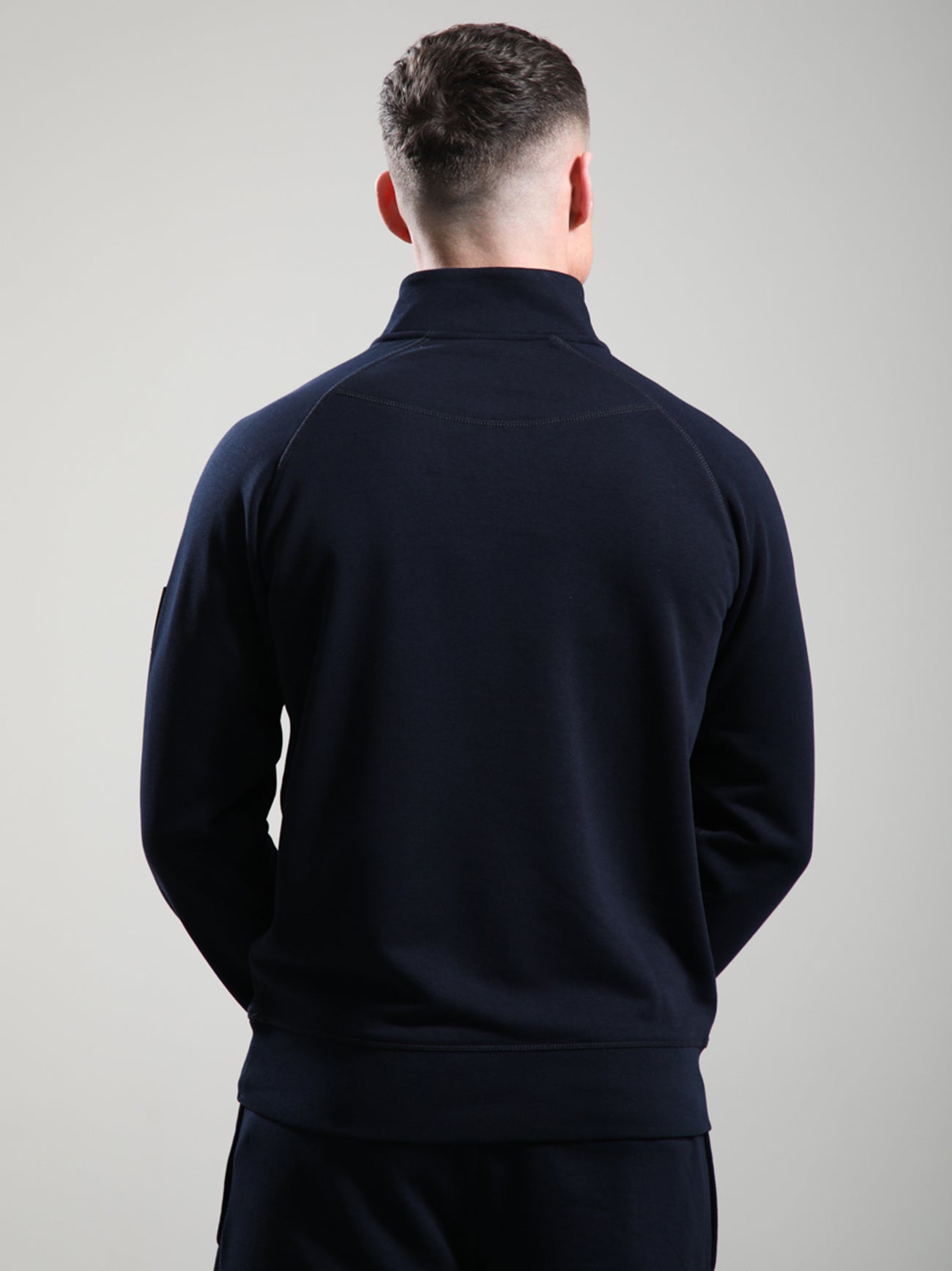 Mens Navy Siren Quarter Zip Sweatshirt