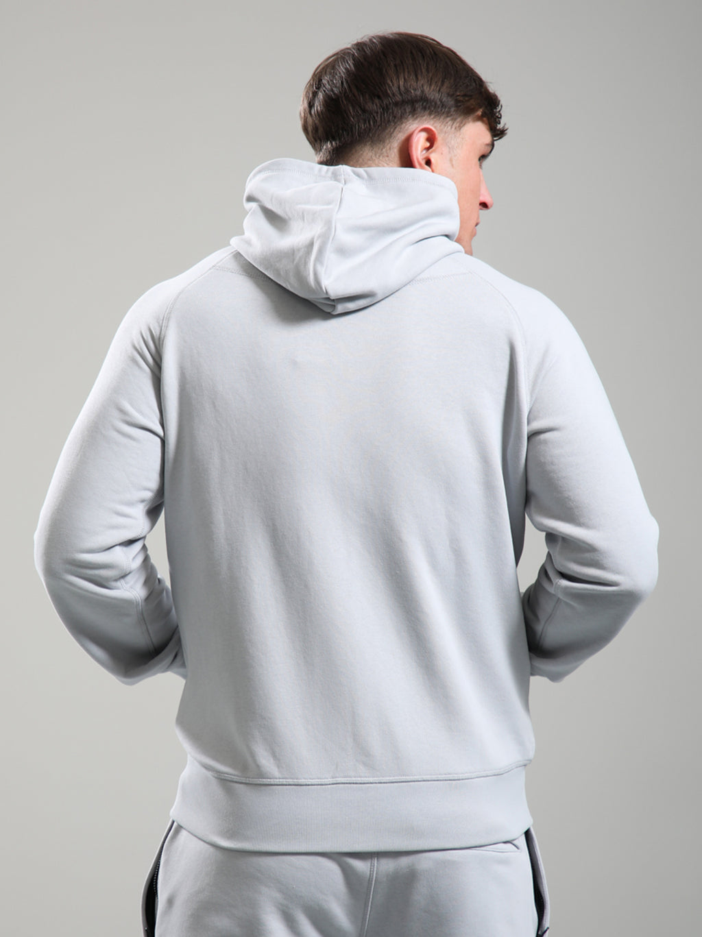 Mens Oceanic Grey Siren Full Zip Hoodie