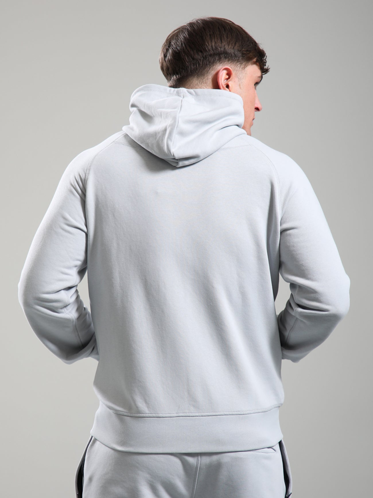 Mens Oceanic Grey Siren Full Zip Hoodie