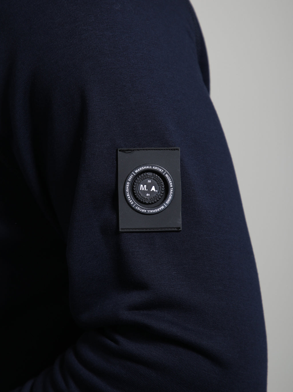 Mens Navy Siren Full Zip Hoodie