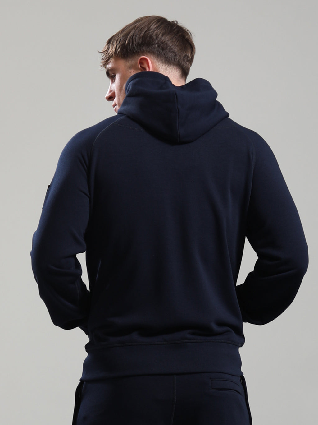 Mens Navy Siren Full Zip Hoodie