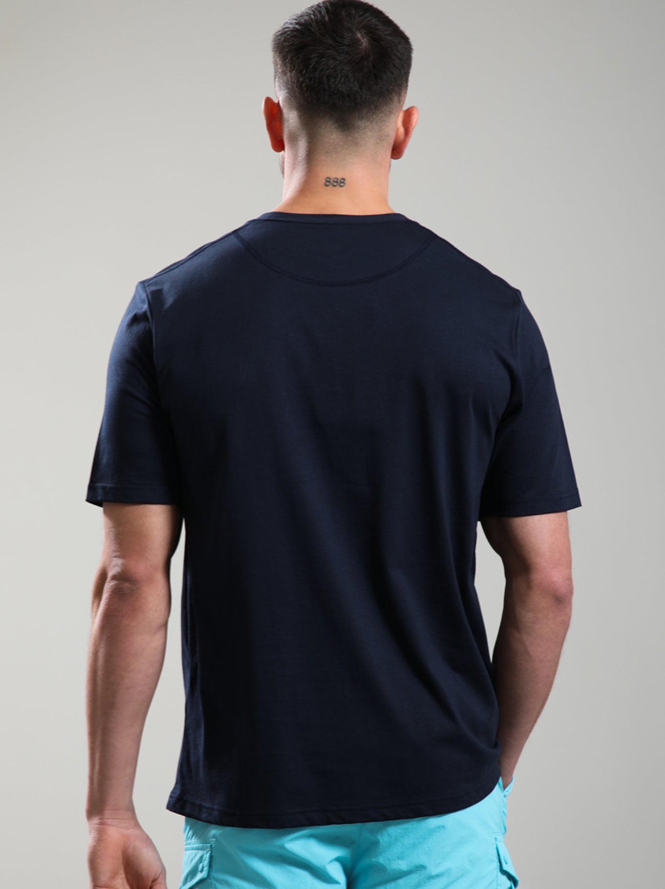 Mens Navy Thermo T-Shirt