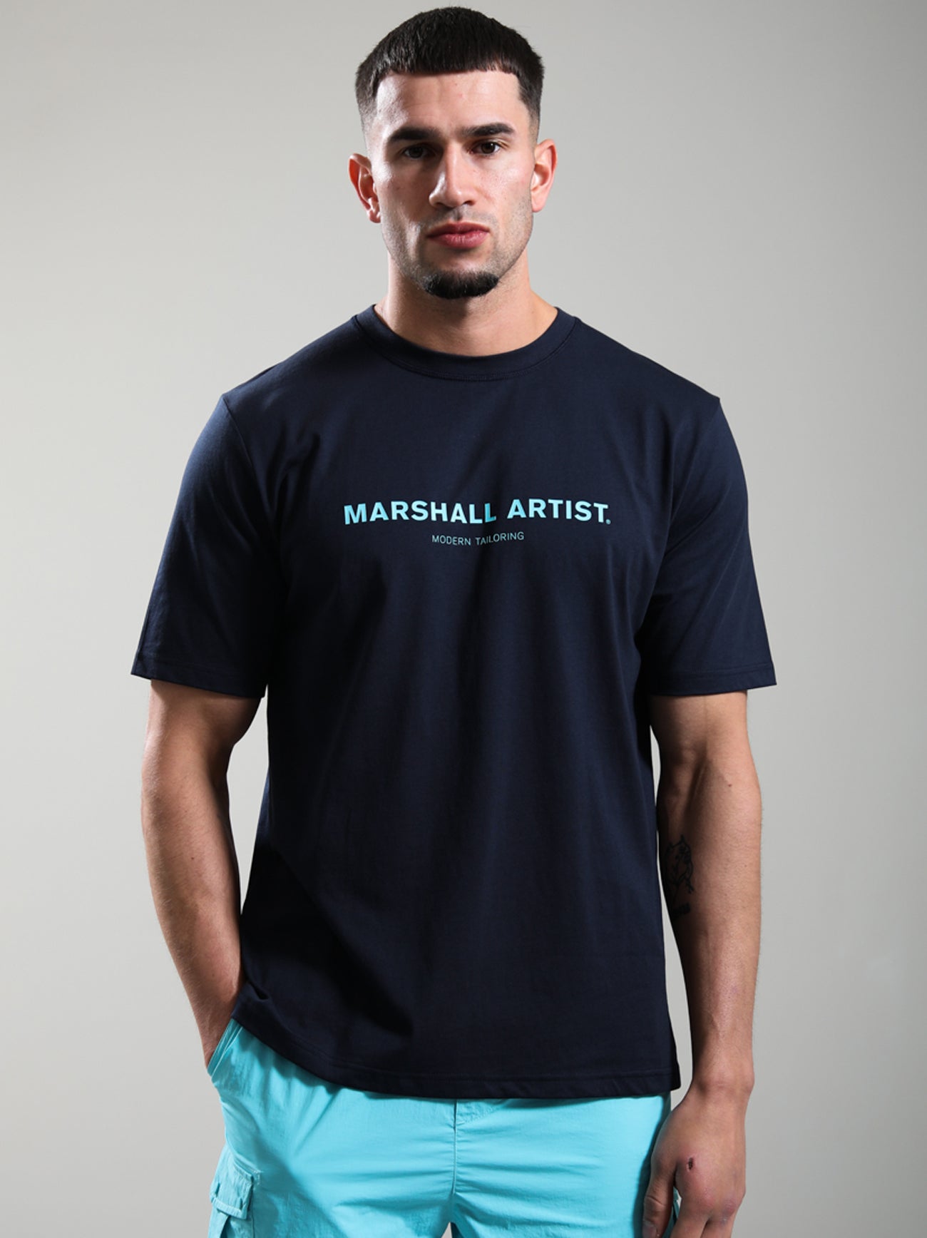Mens Navy Thermo T-Shirt