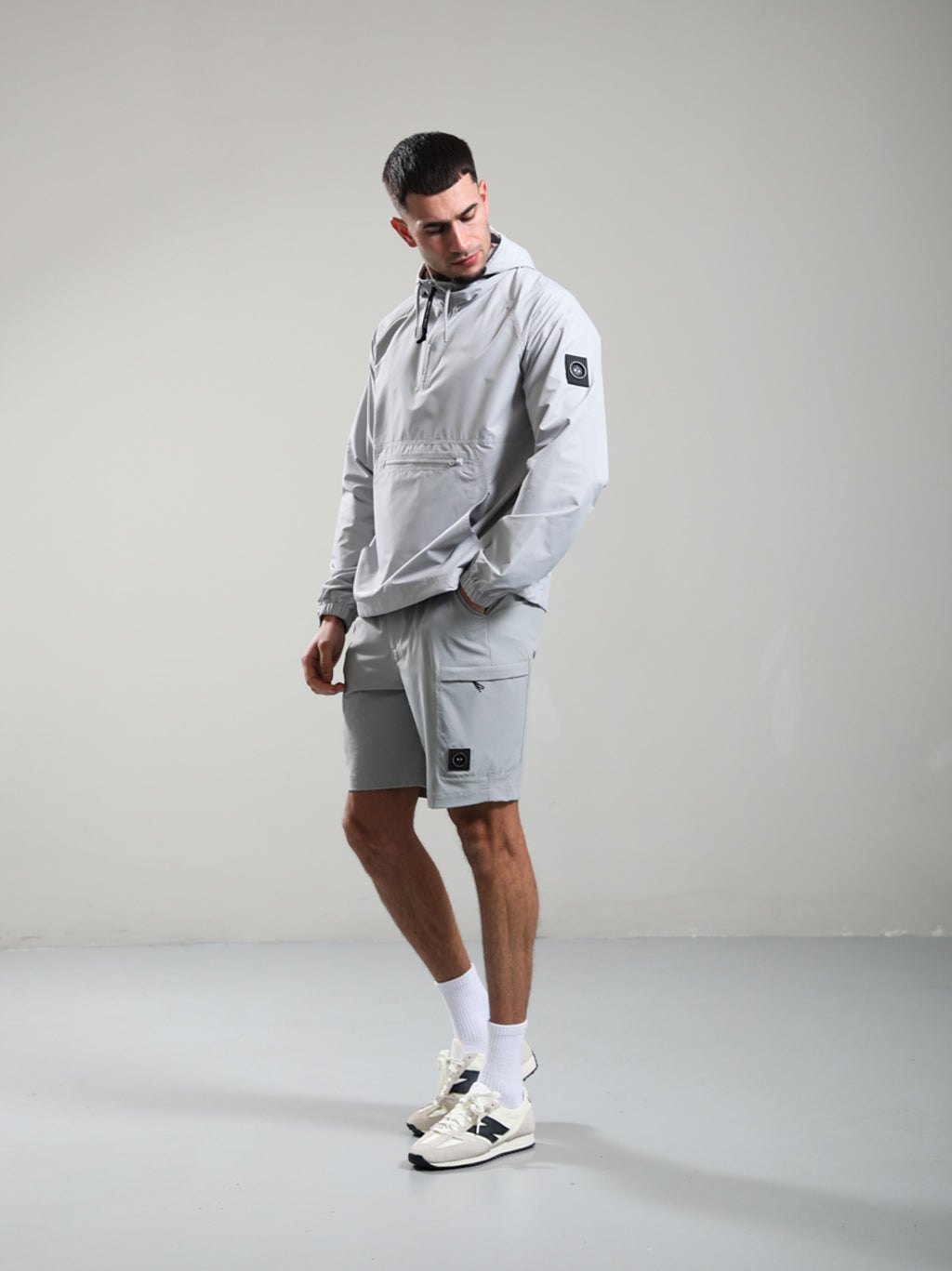 Mens Oceanic Grey Deriva Short