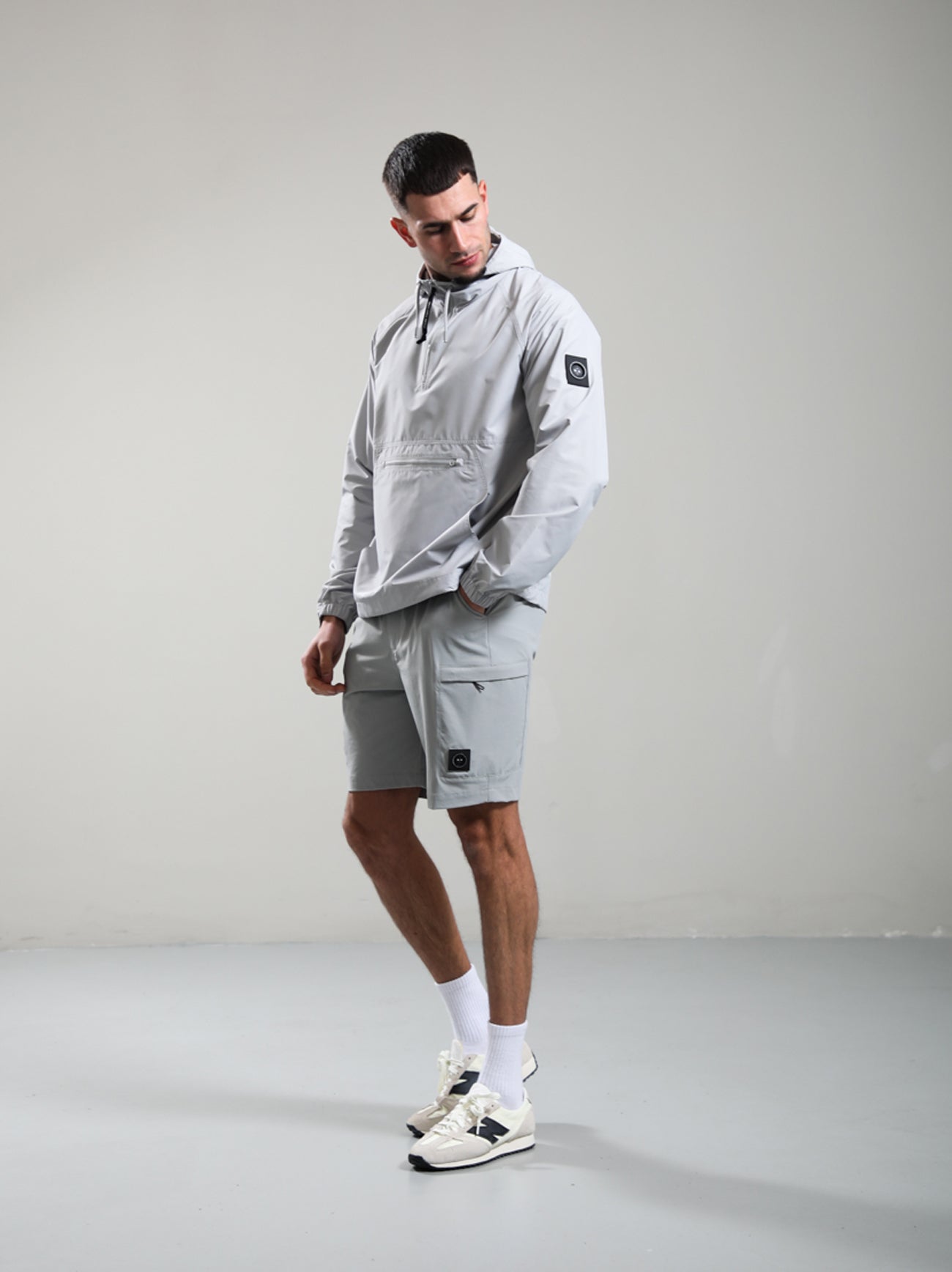 Mens Oceanic Grey Deriva Short
