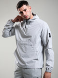 Mens Oceanic Grey Prenton Quarter Zip Jacket